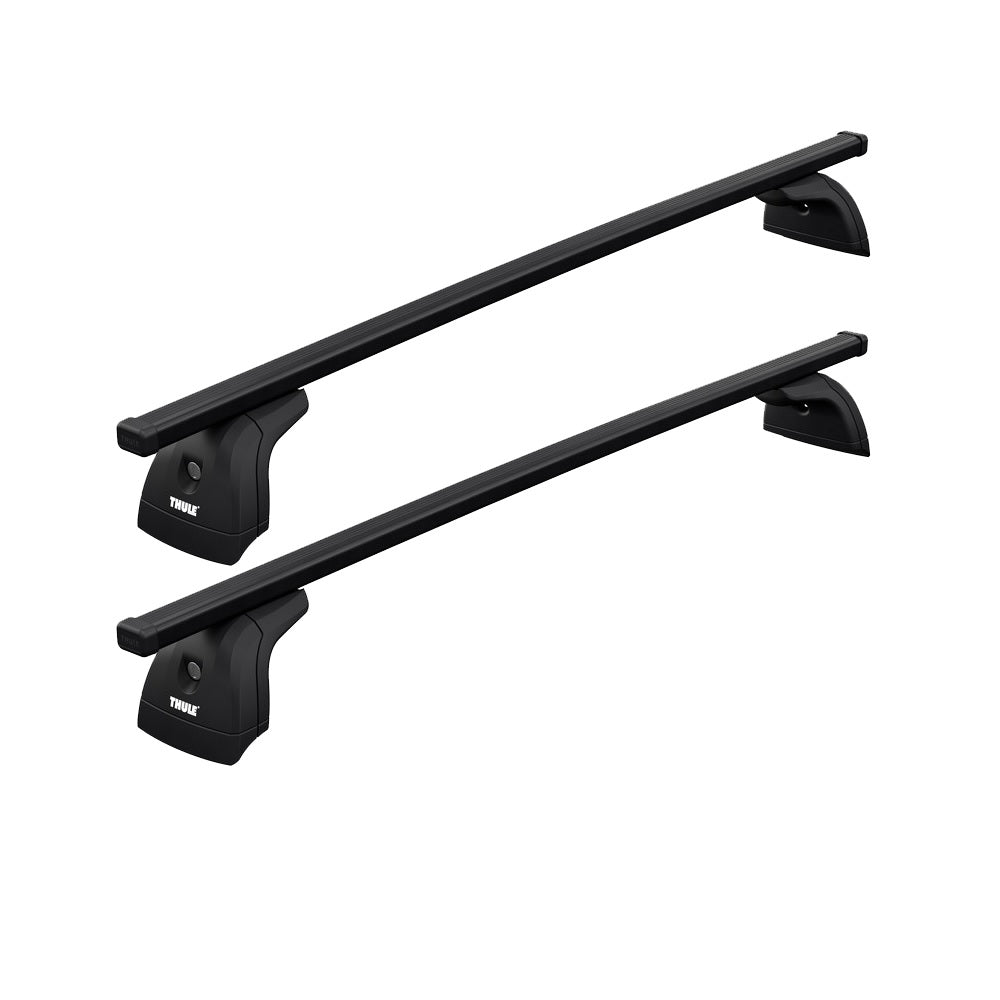 Thule Square Bar Evo Roof Rack for Flush Rails, Fixed Points and