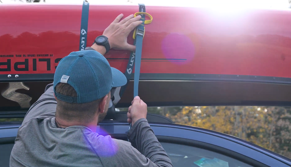How to Strap a Canoe to Your Car With the Level Six Canoe Transportation Kit
