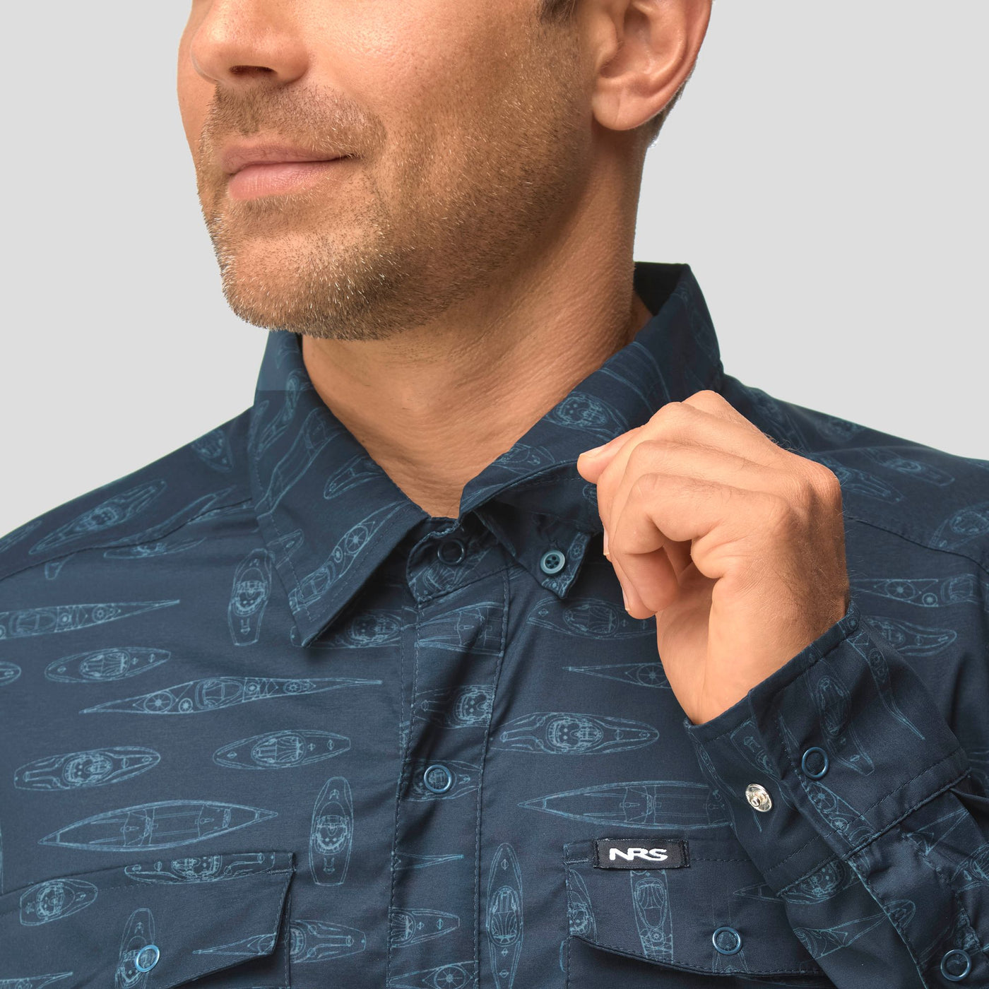 Chemise guide à manches longues NRS pour hommes