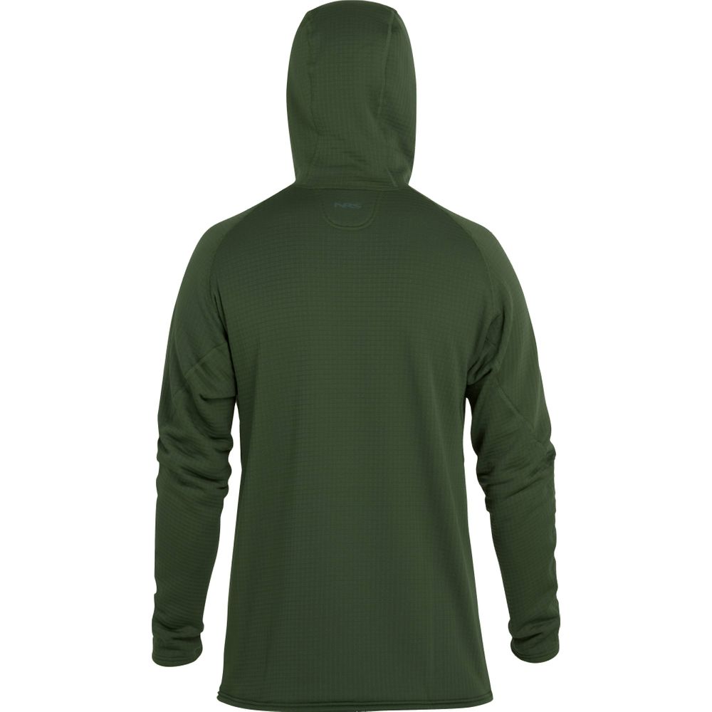 NRS Men's Lightweight Hoodie forest back