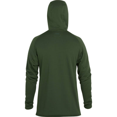 NRS Men's Lightweight Hoodie forest back