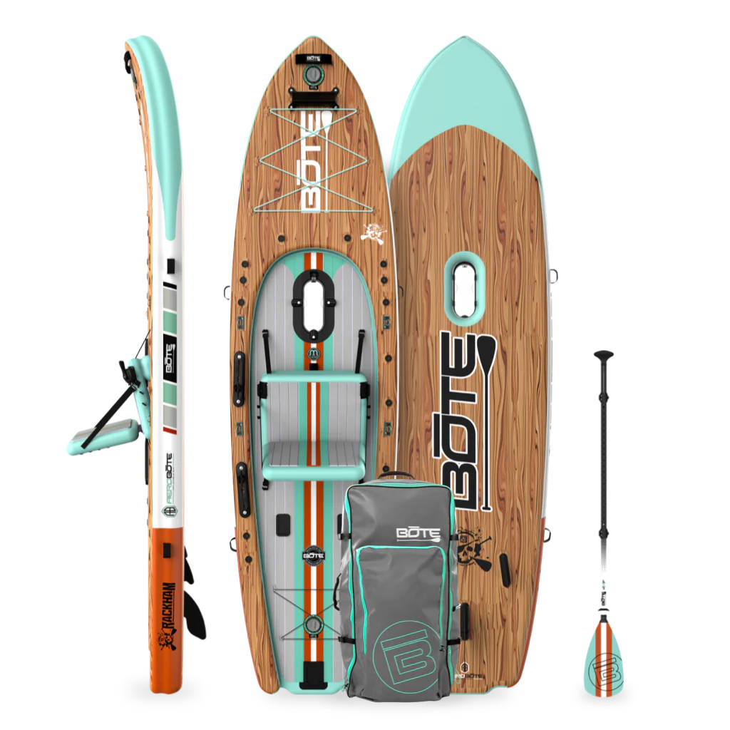 Bote Rackham Aero 12′4″ Inflatable Hybrid Paddle Board