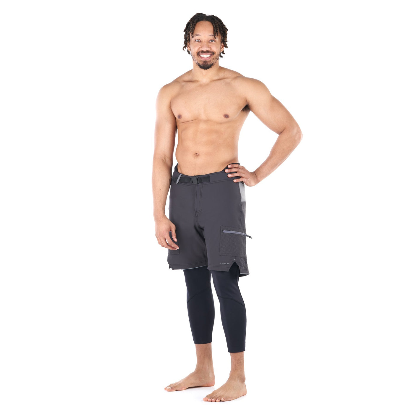 Short Level Six Full Monty doublé en néoprène 24"