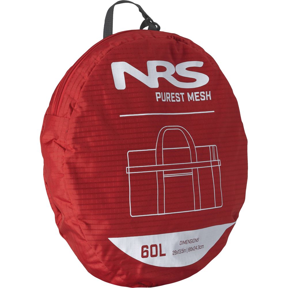 PUREST MESH DUFFEL BAG packed