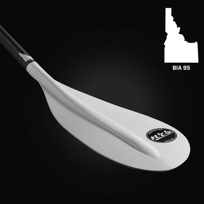 NRS Bia 95 Travel Adjustable SUP Paddle blade profile