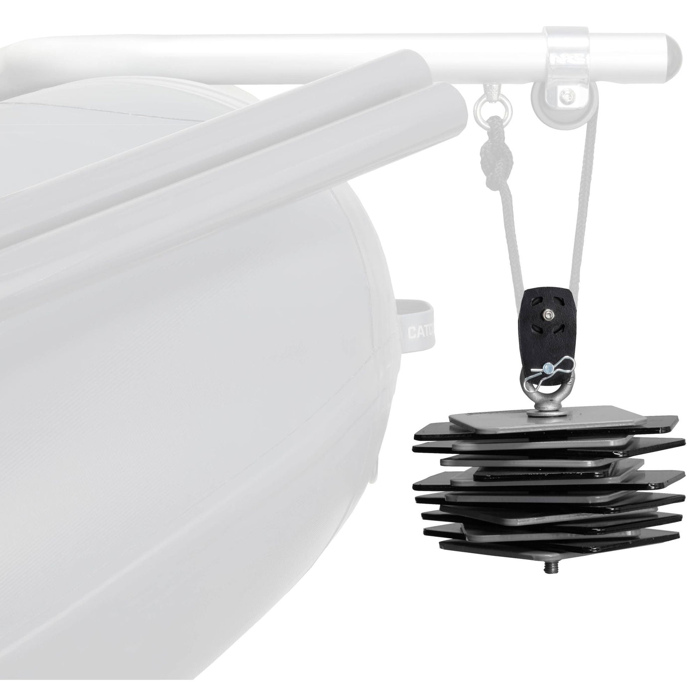 NRS Slipstream Fishing Raft Rowers Package