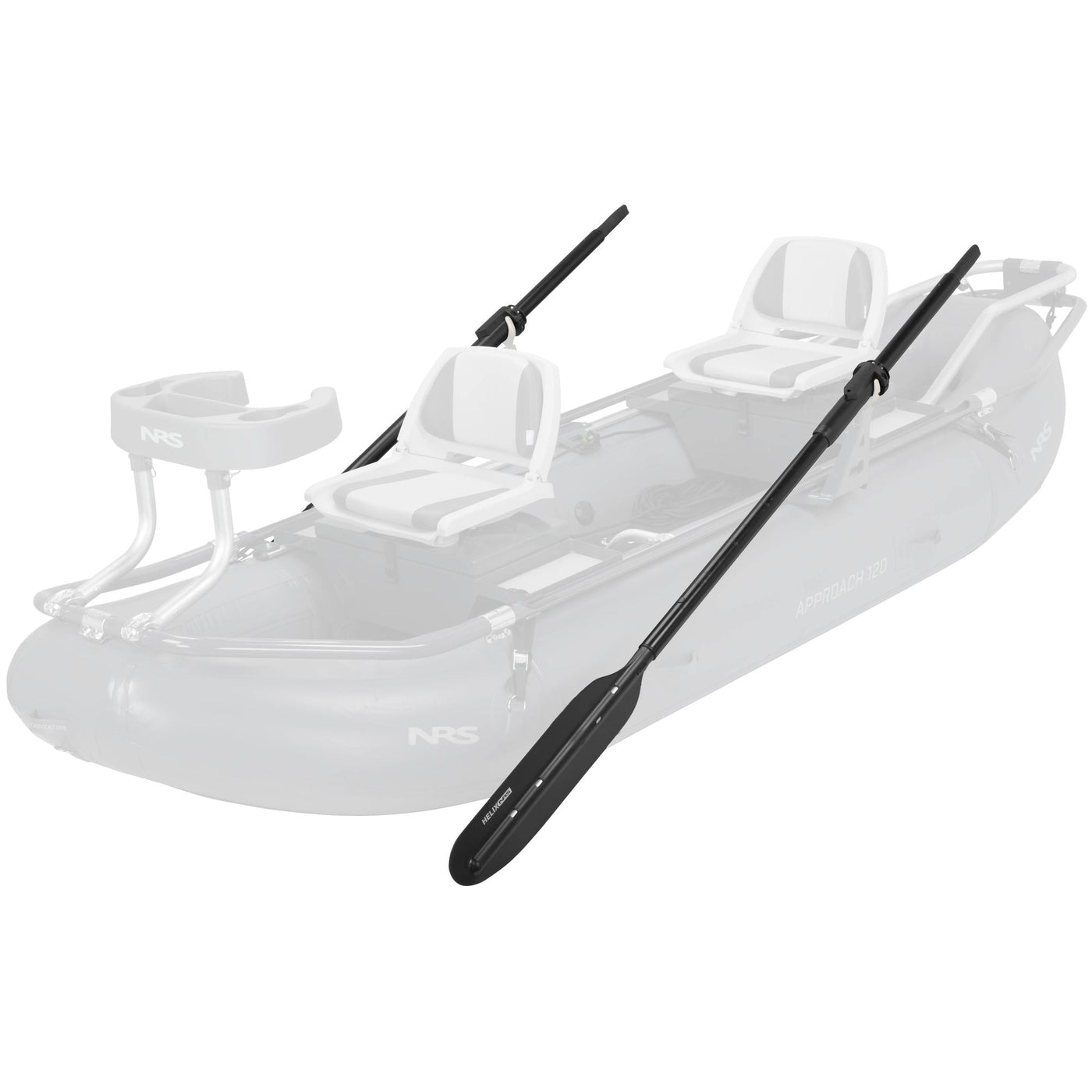 NRS Approach Fishing Raft Rowers Package