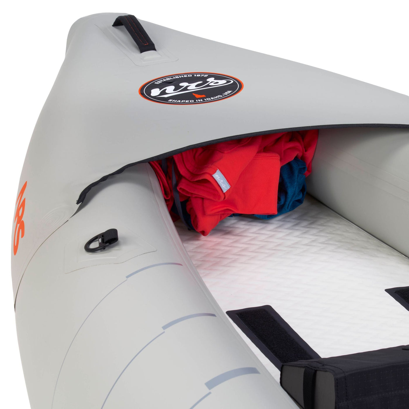 NRS Akamai 110 Inflatable Kayak - product image - ideal for flatwater and sheltered water kayaking
