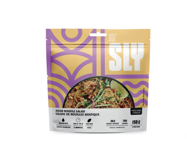 Salade de nouilles asiatiques SLY, repas lyophilisé