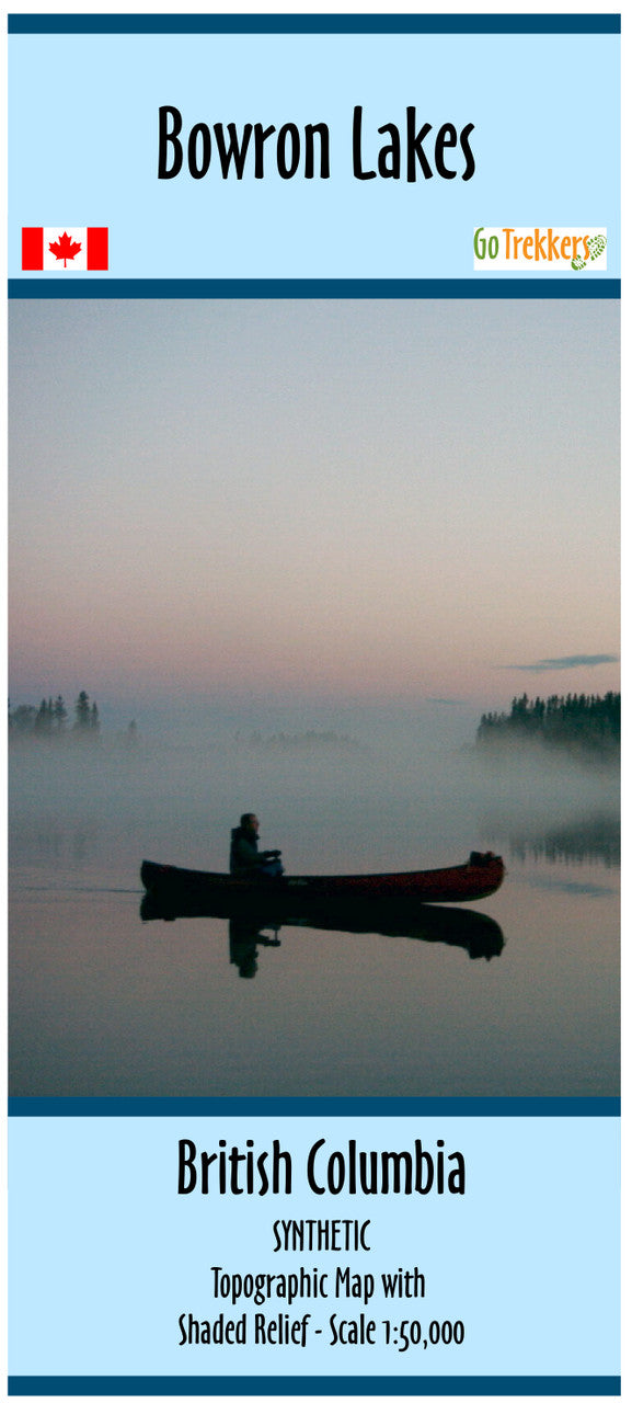 Go Trekkers Bowron Lakes Map