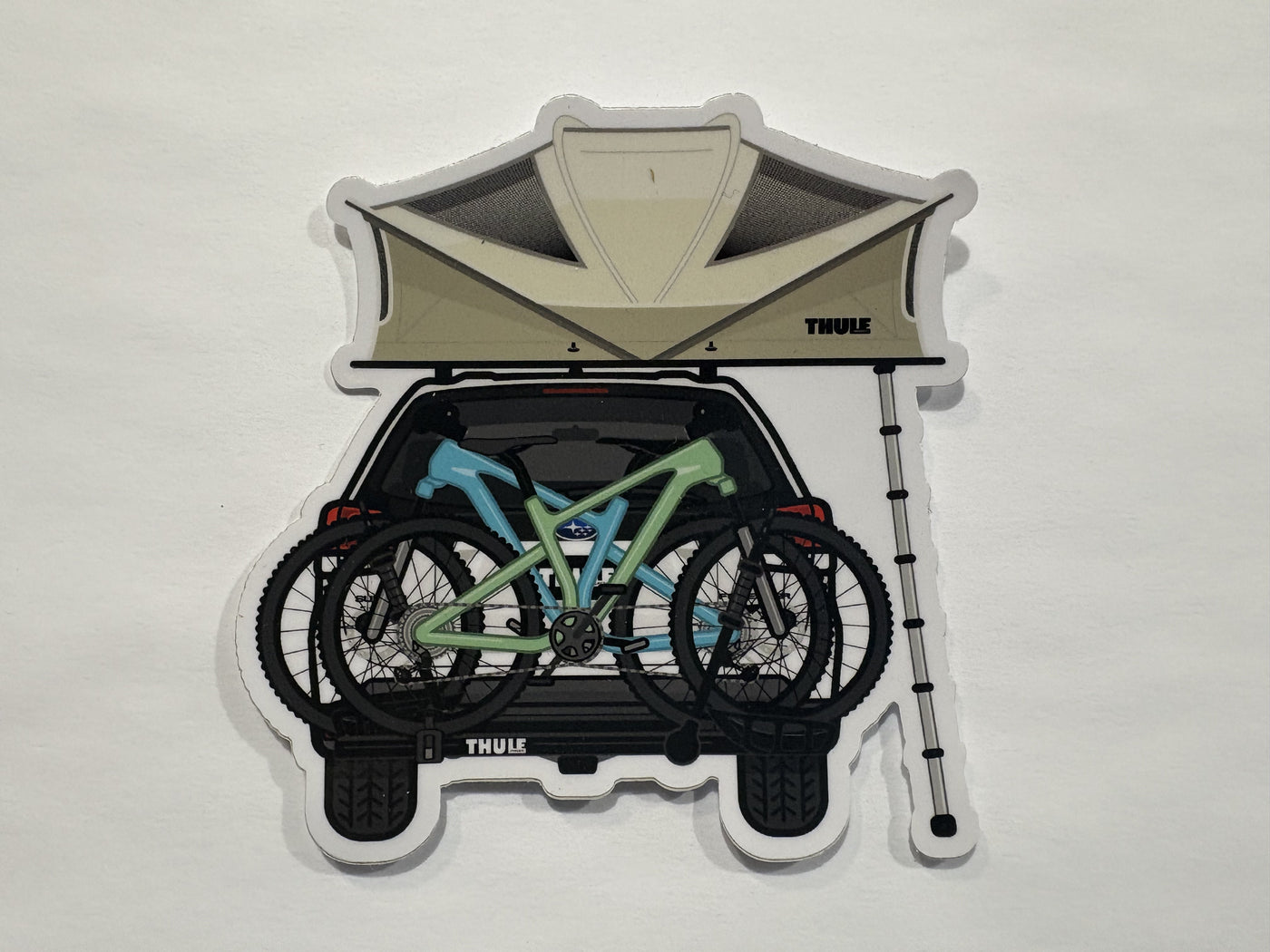 Thule Roof Tent Stickers 3.5"