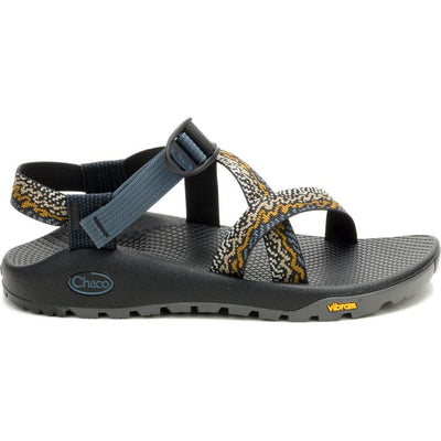 A black Chaco Women's Z/1 Rapid Pro Adjustable Strap Classic Sandal with patterned straps.