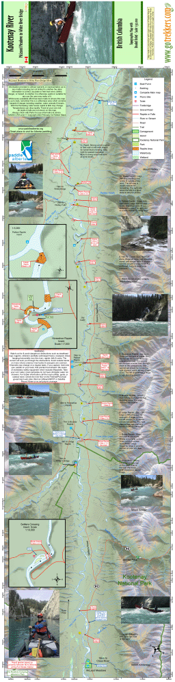 Go Trekkers Kootenay River Map