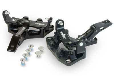 Spark R&D x ATK Tech Toe pieces for hardboot splitboarding touring mode