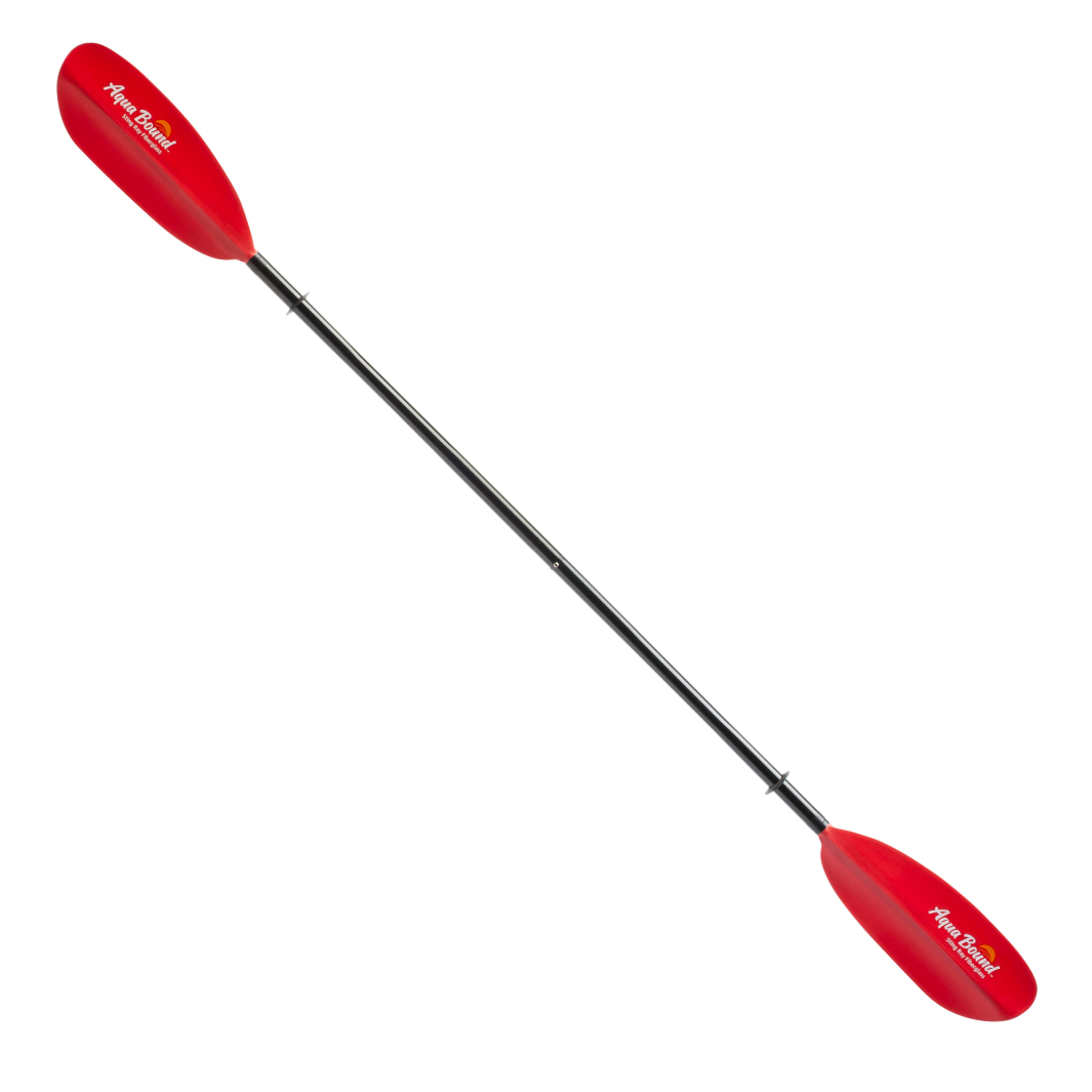 Aquabound Sting Ray Fiberglass 2pc Snap Button Kayak Paddle