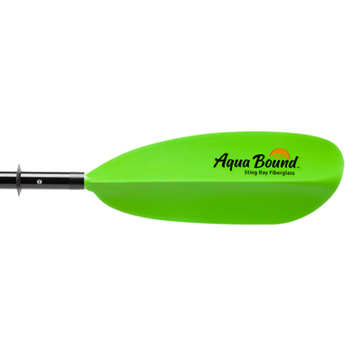 Aquabound Sting Ray Fiberglass 4pc Snap Button Kayak Paddle