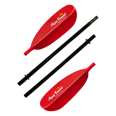 Aquabound Sting Ray Fiberglass 4pc Snap Button Kayak Paddle