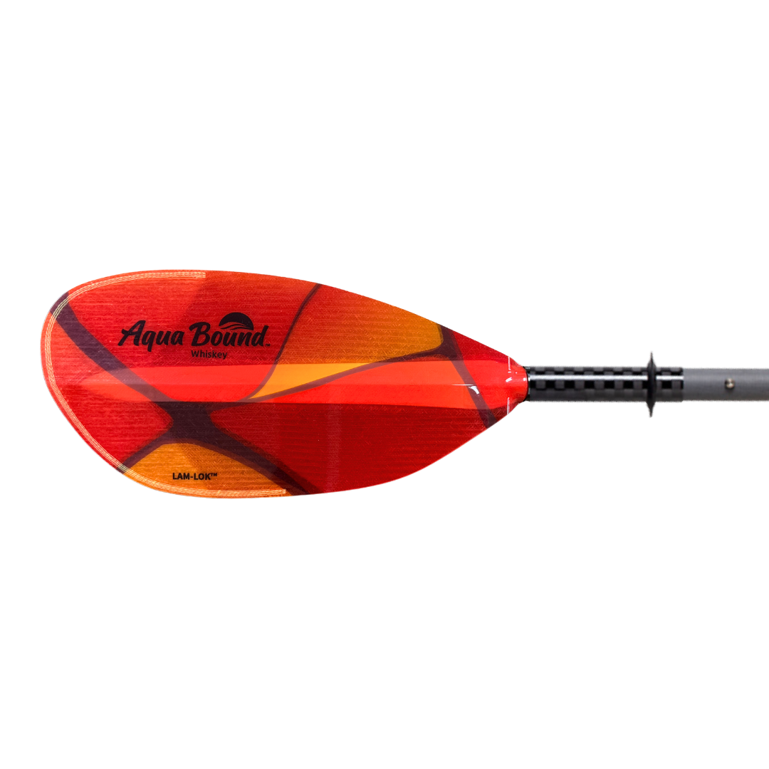 Aqua Bound Whiskey Fiberglass 4-Piece Straight Shaft Kayak Paddle