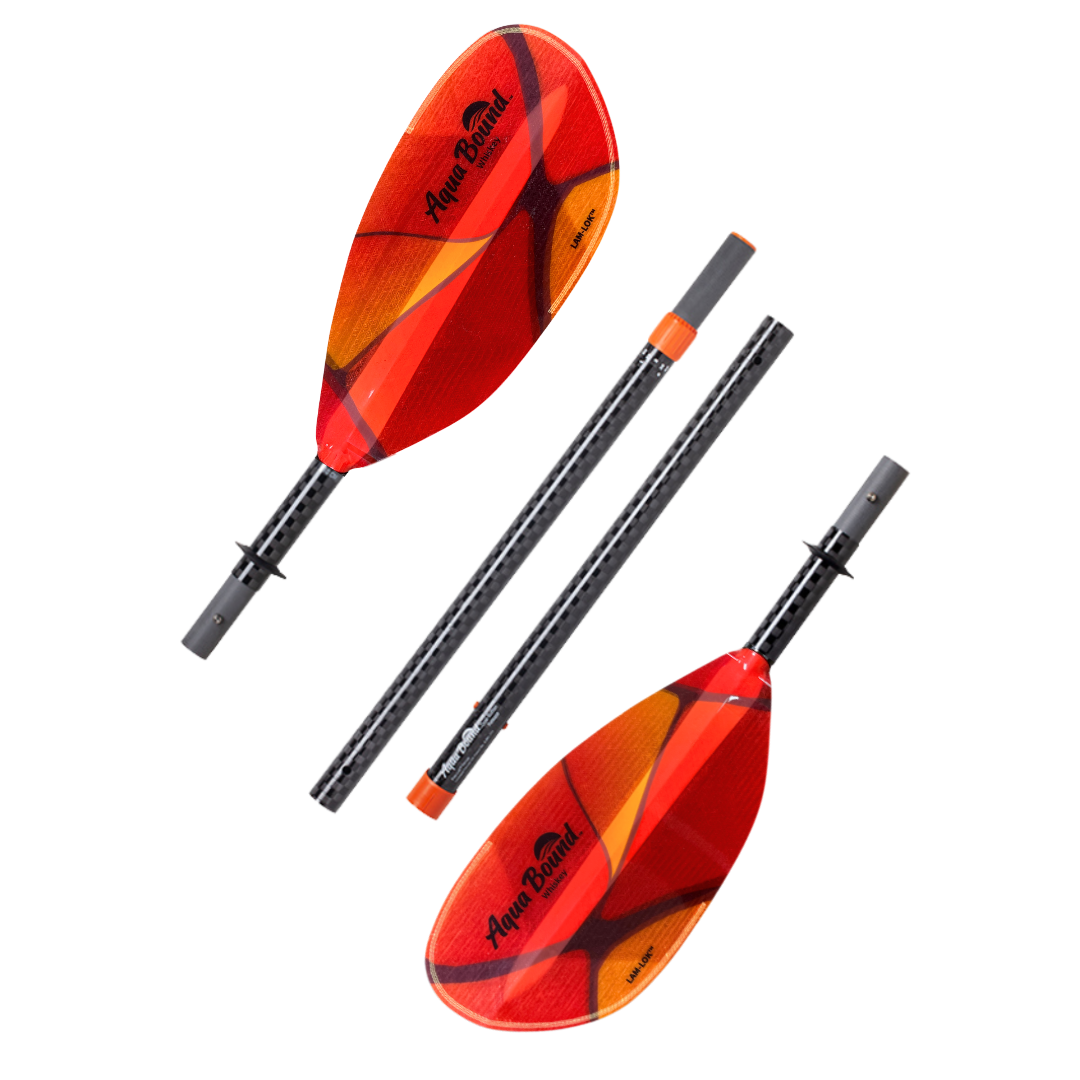 Aqua Bound Whiskey Fiberglass 4-Piece Straight Shaft Kayak Paddle