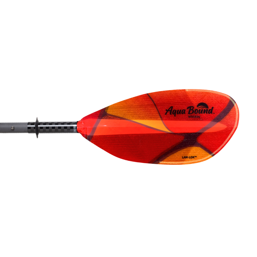 Aqua Bound Whiskey Fiberglass 4-Piece Straight Shaft Kayak Paddle