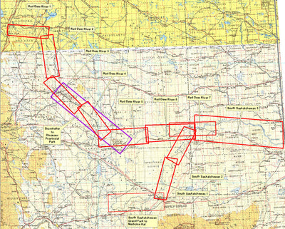 Go Trekkers South Saskatchewan River Waterproof Map