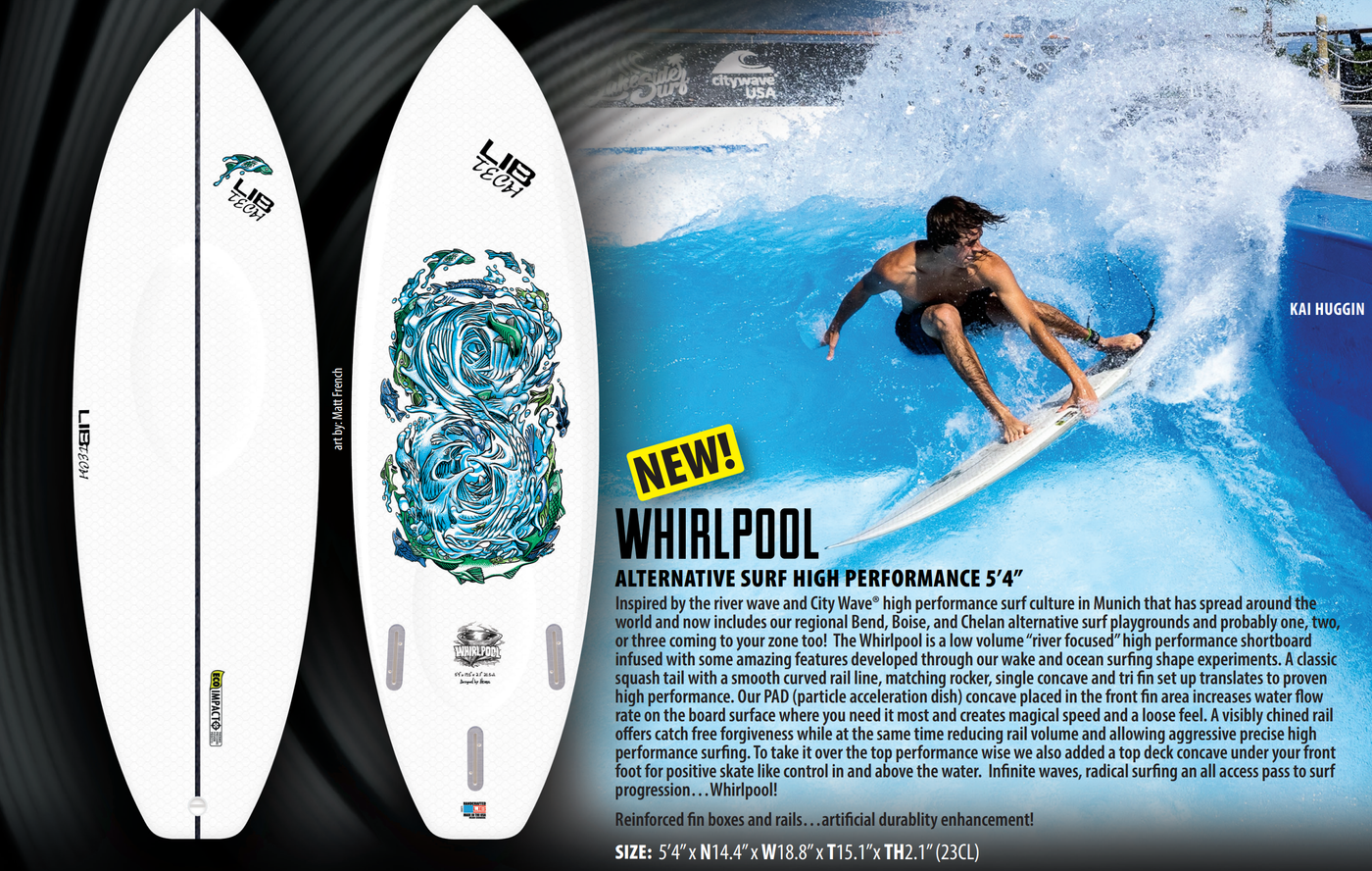 Lib Tech Whirlpool River Surfboard