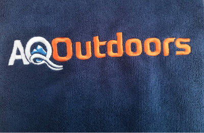 AQ Outdoors Logo Towel Change Poncho